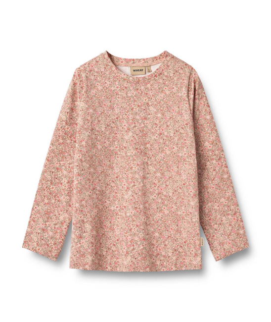 Wheat T-shirt L/S Manna rose dust flower